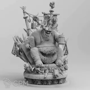 Описание картинки Ku'gath Plaguefather от Naggaroth Night по цене 7 000руб | Свободный Рынок Миниатюр - СРМ