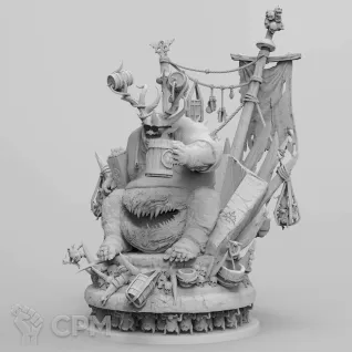 Описание картинки Ku'gath Plaguefather от Naggaroth Night по цене 7 000руб | Свободный Рынок Миниатюр - СРМ