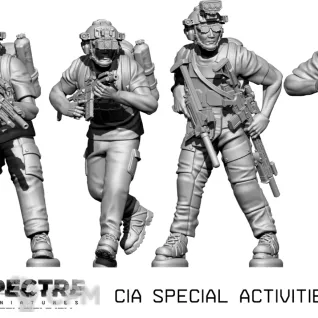 Описание картинки CIA Team от Manufactorum76 по цене 640руб | Свободный Рынок Миниатюр - СРМ