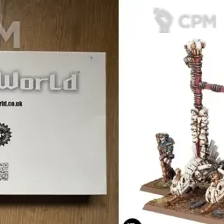 Описание картинки Screaming Skull Catapult от zurdo по цене 8 000руб | Свободный Рынок Миниатюр - СРМ
