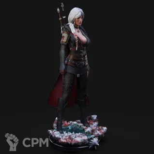 Описание картинки Цири Ведьмак 4 Witcher 4 от Кира по цене 12 000руб | Свободный Рынок Миниатюр - СРМ