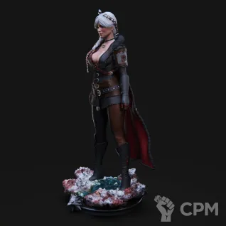 Описание картинки Цири Ведьмак 4 Witcher 4 от Кира по цене 12 000руб | Свободный Рынок Миниатюр - СРМ