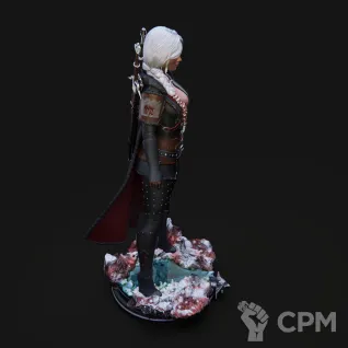 Описание картинки Цири Ведьмак 4 Witcher 4 от Кира по цене 12 000руб | Свободный Рынок Миниатюр - СРМ