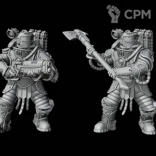 Описание картинки Solar auxilia Kill sqaud от 3D Wargaming по цене 1 250руб | Свободный Рынок Миниатюр - СРМ