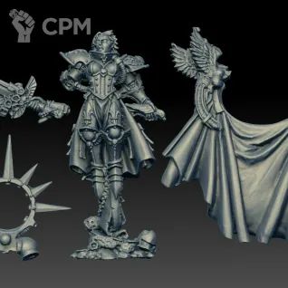 Описание картинки Living Saint Celestine (Scan) от AxeL's Forge по цене 225руб | Свободный Рынок Миниатюр - СРМ