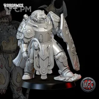 Описание картинки Chewa Lieutenant in Heavy Lionheart Armor от PocketSized Prints по цене 625руб | Свободный Рынок Миниатюр - СРМ