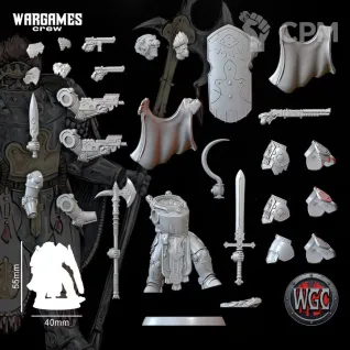 Описание картинки Chewa Lieutenant in Heavy Lionheart Armor от PocketSized Prints по цене 625руб | Свободный Рынок Миниатюр - СРМ
