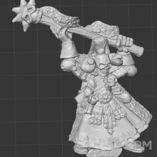 Описание картинки Classic Metal Chaos Sorcerer от White Rhino по цене 299руб | Свободный Рынок Миниатюр - СРМ