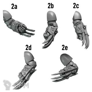 Описание картинки Blood angels claws skull от Dr. Printicus по цене 200руб | Свободный Рынок Миниатюр - СРМ