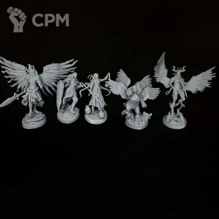 Описание картинки Набор Claymore для DnD 50мм от R.E.print по цене 1 000руб | Свободный Рынок Миниатюр - СРМ