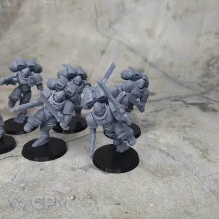 Описание картинки Assault intercessors with jump packs от Миньки Молота Войны по цене 2 000руб | Свободный Рынок Миниатюр - СРМ