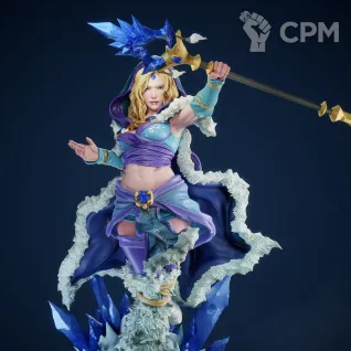 Описание картинки Crystal Maiden от 3Д-Печка по цене 4 000руб | Свободный Рынок Миниатюр - СРМ