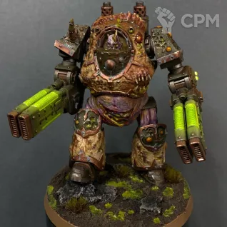 Описание картинки Contemptor Нургла с 2xVolkite Culverin и большой Ж от 3Д печать миниатюр по цене 1 442руб | Свободный Рынок Миниатюр - СРМ