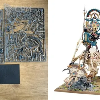 Описание картинки Tomb King on Bone Dragon от zurdo по цене 9 500руб | Свободный Рынок Миниатюр - СРМ