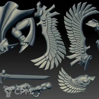 Описание картинки Autarch Wayleaper (Scan) от AxeL's Forge по цене 175руб | Свободный Рынок Миниатюр - СРМ
