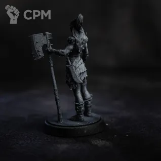 Описание картинки Полуорк / Воин, варвар от Dark Craft Hobby по цене 364руб | Свободный Рынок Миниатюр - СРМ