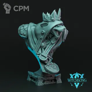 Описание картинки Bust - The Rat King от ADEPT M&P по цене 2 000руб | Свободный Рынок Миниатюр - СРМ