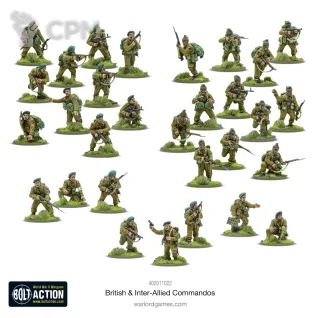 Описание картинки British &amp; Inter-Allied Commandos от Base 28 по цене 4 625руб | Свободный Рынок Миниатюр - СРМ