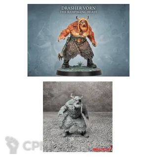 Описание картинки Darkwater: Drasher Vorn, The Rampaging Beast от Brutality по цене 400руб | Свободный Рынок Миниатюр - СРМ