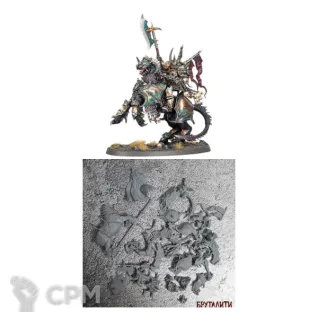 Описание картинки Eternus Blade of the First Prince / Chaos Lord on Daemonic Mount от Бруталити по цене 1 500руб | Свободный Рынок Миниатюр - СРМ