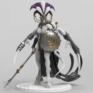 Описание картинки Keeper of Secrets #1 от Naggaroth Night по цене 3 500руб | Свободный Рынок Миниатюр - СРМ