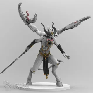 Описание картинки Keeper of Secrets #5 от Naggaroth Night по цене 3 500руб | Свободный Рынок Миниатюр - СРМ