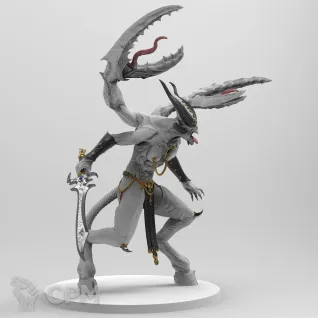 Описание картинки Keeper of Secrets #5 от Naggaroth Night по цене 3 500руб | Свободный Рынок Миниатюр - СРМ