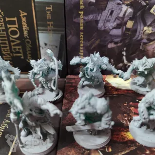 Описание картинки + Corrupted_Beasts + Культисты от WastelandMiniatures по цене 770руб | Свободный Рынок Миниатюр - СРМ