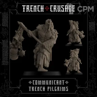Описание картинки Trench Pilgrims. Окопные Пилигримы. Полный набор/ Покупка отдельными моделями от 0.n1 Studio по цене 2 000руб | Свободный Рынок Миниатюр - СРМ