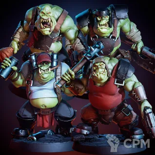 Описание картинки XXL Orcs от Manufactorum76 по цене 500руб | Свободный Рынок Миниатюр - СРМ