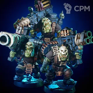 Описание картинки Skulgunnaz от Manufactorum76 по цене 1 700руб | Свободный Рынок Миниатюр - СРМ