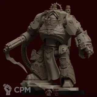 Описание картинки Contemptor Dreadnought от MrMetalHorror по цене 1 500руб | Свободный Рынок Миниатюр - СРМ
