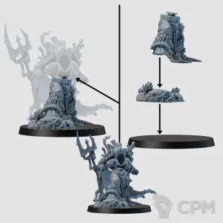 Описание картинки Подтопленный Typhus: Herald Of The Plague God от Подземный человек по цене 410руб | Свободный Рынок Миниатюр - СРМ