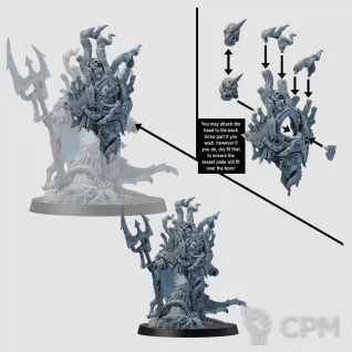 Описание картинки Подтопленный Typhus: Herald Of The Plague God от Подземный человек по цене 410руб | Свободный Рынок Миниатюр - СРМ