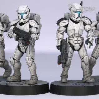 Описание картинки SW Legion, REPUBLIC COMMANDO от GaRRo по цене 1 300руб | Свободный Рынок Миниатюр - СРМ
