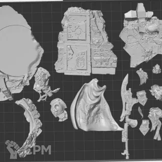 Описание картинки Constantin Valdor Captain General of the Legio Custodes от White Rhino по цене 499руб | Свободный Рынок Миниатюр - СРМ