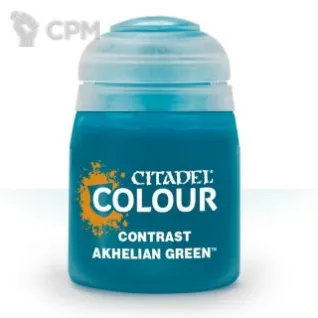 Описание картинки Краска CITADEL - Contrast - Akhelian Green от Sladkov по цене 850руб | Свободный Рынок Миниатюр - СРМ