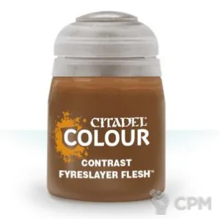 Описание картинки Краска CITADEL - Contrast - Fyreslayer Flesh от Sladkov по цене 850руб | Свободный Рынок Миниатюр - СРМ