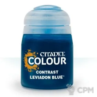 Описание картинки Краска CITADEL - Contrast - Leviadon Blue от Sladkov по цене 850руб | Свободный Рынок Миниатюр - СРМ