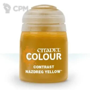 Описание картинки Краска CITADEL - Contrast - Nazdreg Yellow от Sladkov по цене 850руб | Свободный Рынок Миниатюр - СРМ
