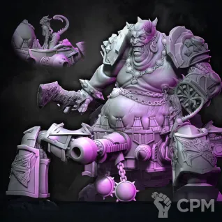 Описание картинки Defiler Slaanesh. от Shizoface по цене 3 300руб | Свободный Рынок Миниатюр - СРМ