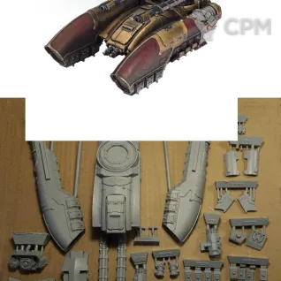 Описание картинки Legio Custodes Caladius Grav-Tank от Plants vs Zombies по цене 2 990руб | Свободный Рынок Миниатюр - СРМ