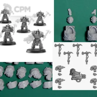 Описание картинки Sons of Horus Justaerin Terminators + Weapon Set от Plants vs Zombies по цене 1 750руб | Свободный Рынок Миниатюр - СРМ