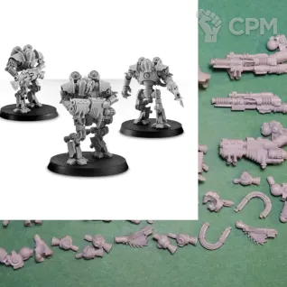 Описание картинки MECHANICUM THALLAX COHORT WITH MULTI-MELTA от Plants vs Zombies по цене 950руб | Свободный Рынок Миниатюр - СРМ