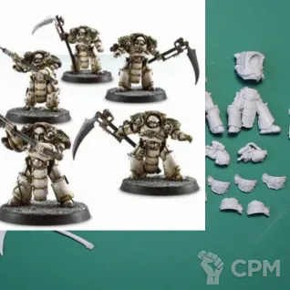 Описание картинки Death Guard Deathshroud Terminators от Plants vs Zombies по цене 1 520руб | Свободный Рынок Миниатюр - СРМ