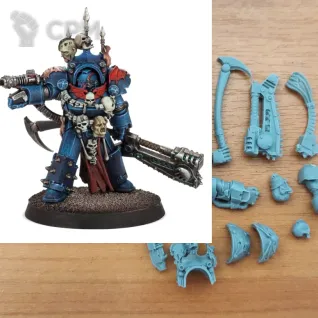 Описание картинки Night Lords Praetor in Tartaros Terminator Armour от Plants vs Zombies по цене 720руб | Свободный Рынок Миниатюр - СРМ
