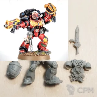 Описание картинки Blood Angels Captain (Golden Deamon limited) OLD от Plants vs Zombies по цене 500руб | Свободный Рынок Миниатюр - СРМ