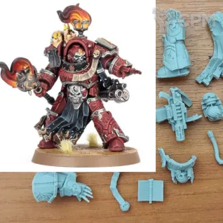 Описание картинки Word Bearers Legion Terminator Praetor от Plants vs Zombies по цене 720руб | Свободный Рынок Миниатюр - СРМ