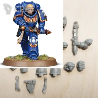 Описание картинки Primaris leutenant Calsius от Plants vs Zombies по цене 450руб | Свободный Рынок Миниатюр - СРМ