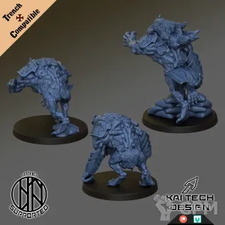 Описание картинки Sultanate - Feral Beasts от Manufactorum76 по цене 650руб | Свободный Рынок Миниатюр - СРМ